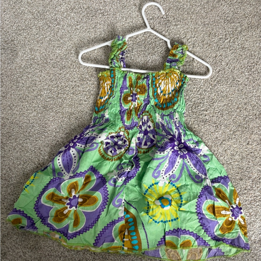 FLORAL DRESS DOMINICAN REPUBLIC
